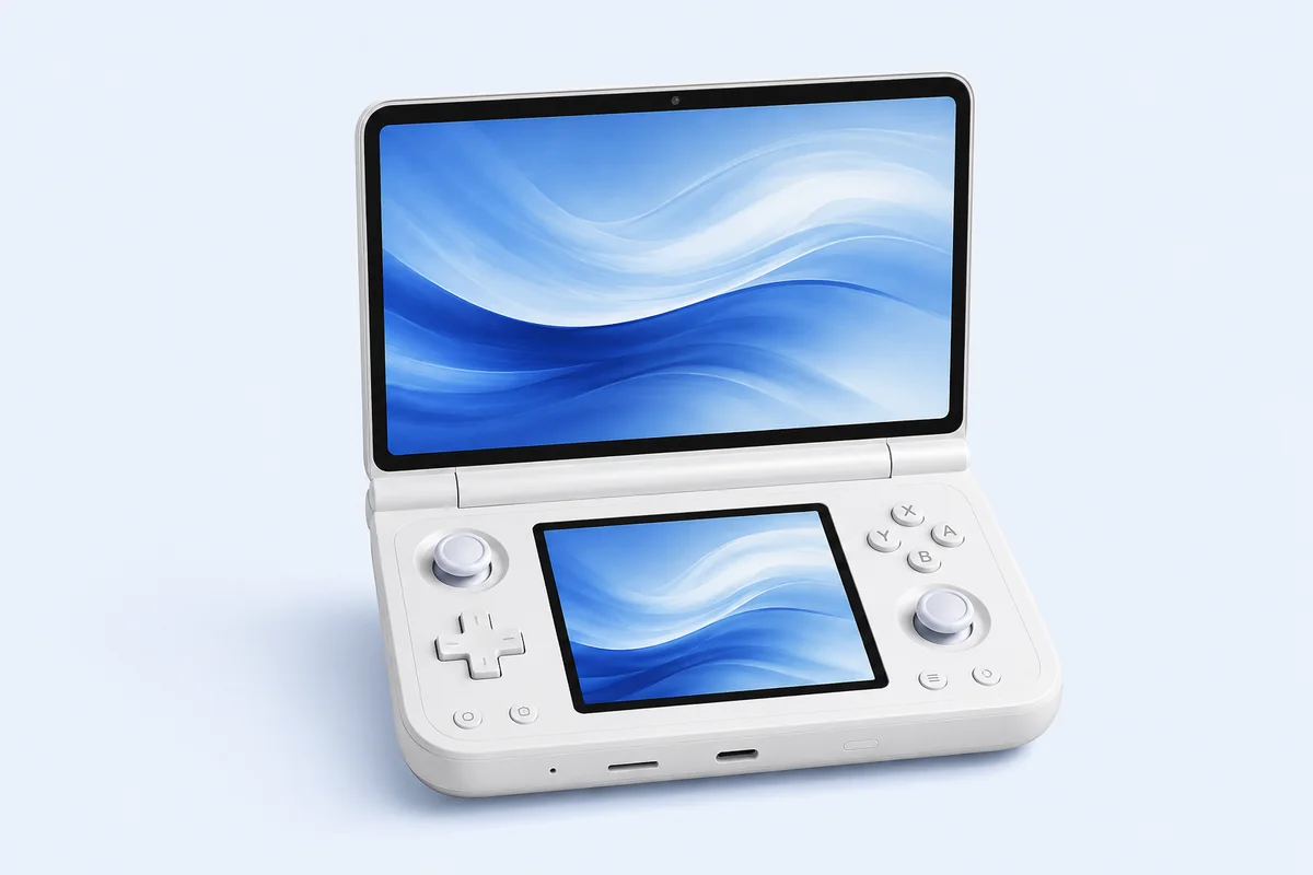 AYANEO FLIP DS — иллюстрация игровой консоли